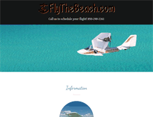 Tablet Screenshot of flythebeach.com